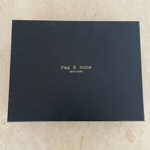 Rag & Bone Empty Black Shoe/Boot Storage Box